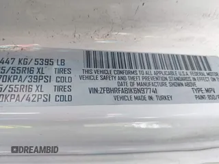 2019 Ram ProMaster City Cargo Tradesman z VIN ZFBHRFAB1K6N97741, wystawiony jako IAAI lot #41172462 z przebiegiem 151 903 mil mil oraz . Historia ofert i sprzedaży dostępna na DreamBid. Obrazek 9.