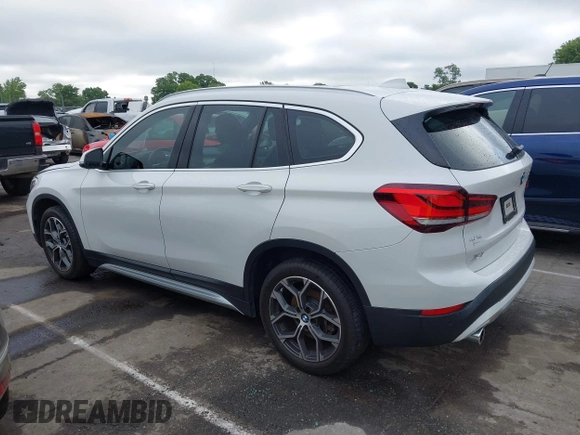 2021 BMW X1 xDrive28i with VIN WBXJG9C01M5S06181, listed as a IAAI auction lot 42292167 with 55,966 mi miles and . Bid and sale history available at DreamBid. Image 14.