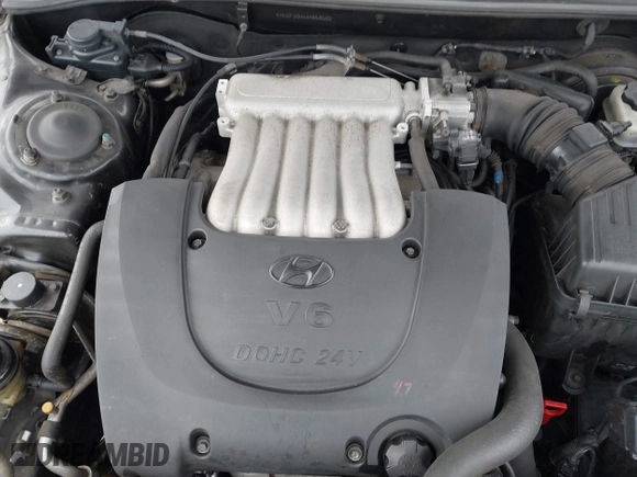2004 Hyundai Sonata GLS with VIN KMHWF35HX4A068682, listed as a IAAI auction lot 41933856 with 127,508 mi miles. Bid and sale history available at carsss.com. Image 10.