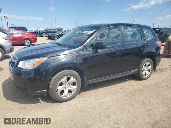2015 Subaru Forester 2.5i with VIN JF2SJAAC3FH837258, listed as a Copart auction lot 61550865 with 106,123 mi miles and Salvage title. Bid and sale history available at DreamBid. Image 1.