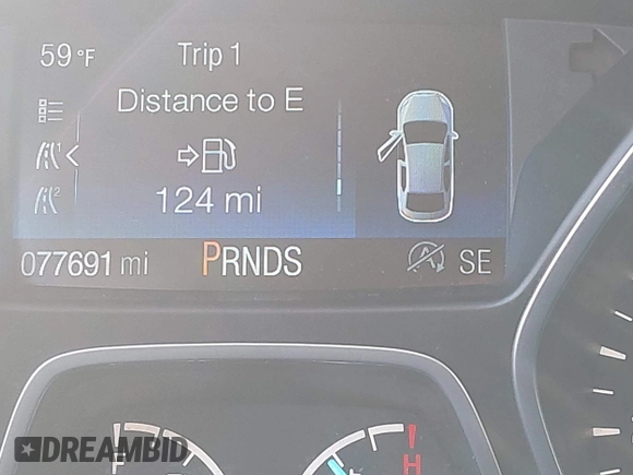 2017 Ford Escape SE with VIN 1FMCU0GDXHUC95845, listed as a IAAI auction lot 41850265 with 77,691 mi miles and . Bid and sale history available at carsss.com. Image 15.