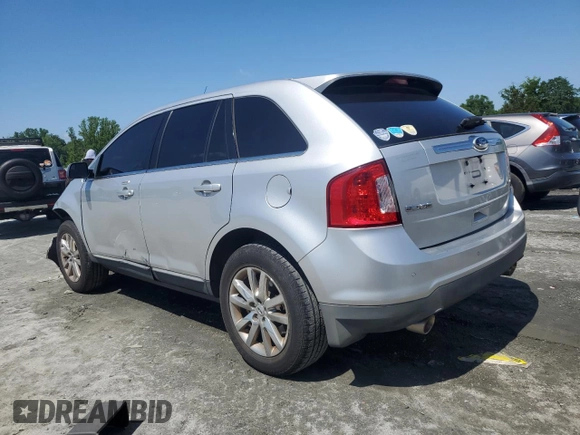 2013 Ford Edge Limited with VIN 2FMDK3KC3DBA14057, listed as a Copart auction lot 57694065 with 250,913 mi miles and Salvage title. Bid and sale history available at DreamBid. Image 2.