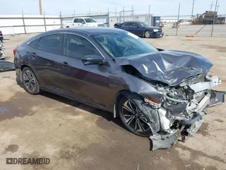 2018 Honda Civic Sedan EX-L with VIN JHMFC1F74JX043145, listed as a IAAI auction lot 41591850 with 54,724 mi miles. Bid and sale history available at carsss.com. Image 1.