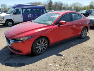2021 Mazda 3 Preferred with VIN 3MZBPBCM7MM209637, listed as a Copart auction lot 53060855 with 43,984 mi miles and Salvage title. Bid and sale history available at DreamBid. Image 1.