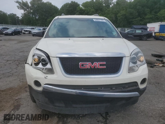 2010 GMC Acadia SL with VIN 1GKLRKED2AJ163582, listed as a Copart auction lot 54857135 with 72,161 mi miles and Salvage title. Bid and sale history available at DreamBid. Image 5.