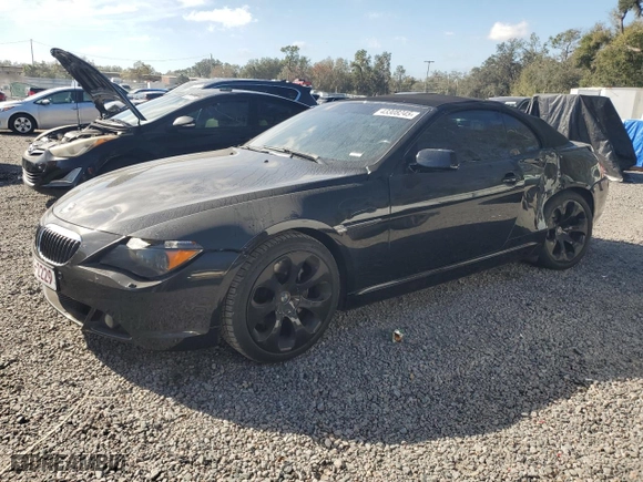 2006 BMW 6 Series 650Ci with VIN WBAEK13426CN77735, listed as a Copart auction lot 43308245 with 87,584 mi miles and Salvage Title. Bid and sale history available at carsss.com. Image 1.