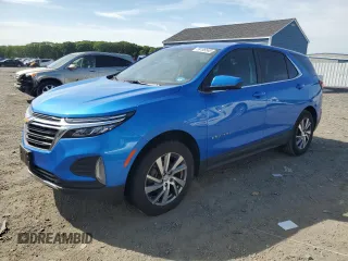 2024 Chevrolet Equinox LT with VIN 3GNAXUEG9RS109664, listed as a Copart auction lot 59198565 with 38,533 mi miles and Salvage title. Bid and sale history available at DreamBid. Image 1.