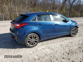 2016 Hyundai Elantra GT with VIN KMHD35LH3GU303392, listed as a Copart auction lot 80389604 with 55,221 mi miles and Salvage Title. Bid and sale history available at carsss.com. Image 3.