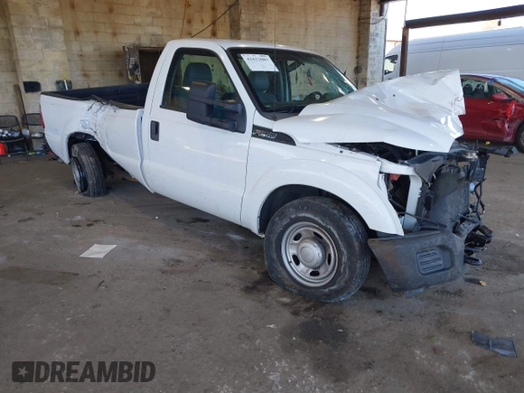 2011 Ford F-250 XL with VIN 1FTBF2A60BEA93100, listed as a IAAI auction lot 41613083 with 61,442 mi miles and . Bid and sale history available at DreamBid. Image 1.