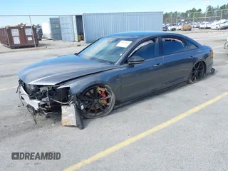 2022 Audi S8 with VIN WAULSAF83NN001905, listed as a IAAI auction lot 41813861 with 18,461 mi miles and . Bid and sale history available at DreamBid. Image 16.