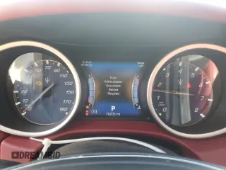 2017 Maserati Ghibli z VIN ZAM57XSA5H1216203, wystawiony jako Copart lot #51991055 z przebiegiem 70 203 mil mil oraz Szkody całkowita. Historia ofert i sprzedaży dostępna na DreamBid. Obrazek 9.