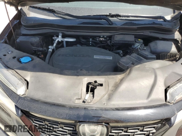 2019 Honda Passport Touring with VIN 5FNYF7H93KB004402, listed as a Copart auction lot 57576185 with 54,597 mi miles and Salvage title. Bid and sale history available at DreamBid. Image 12.