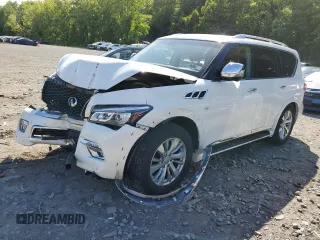 2016 Infiniti QX80 with VIN JN8AZ2NC5G9402910, listed as a Copart auction lot 67541834 with 174,471 mi miles and Salvage Title. Bid and sale history available at carsss.com. Image 1.
