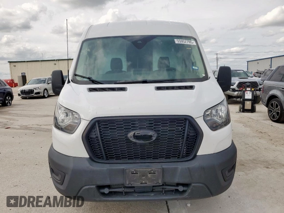 2021 Ford Transit Cargo with VIN 1FTBR1C87MKA37448, listed as a Copart auction lot 55952795 with 78,952 mi miles and Salvage title. Bid and sale history available at DreamBid. Image 5.