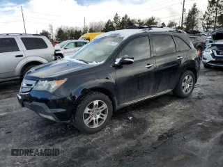 2008 Acura MDX Tech Pkg with VIN 2HNYD28328H532921, listed as a Copart auction lot 41893715 with 189,592 mi miles and Salvage Title. Bid and sale history available at carsss.com. Image 1.