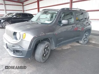 2017 Jeep Renegade Sport with VIN ZACCJBAB3HPE81518, listed as a IAAI auction lot 42414045 with 119,702 mi miles and . Bid and sale history available at DreamBid. Image 2.