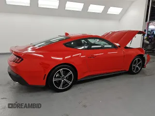 2024 Ford Mustang EcoBoost с VIN 1FA6P8TH9R5120729, выставлен на аукционе Copart как лот 60975075 с пробегом 24 427 миль миль и Списание • Salvage title. История ставок и продаж доступна на DreamBid. Изображение 3.