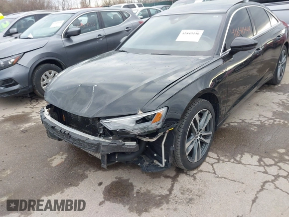 2019 Audi A6 Premium with VIN WAUK2AF28KN054828, listed as a IAAI auction lot 41840446 with 128,759 mi miles. Bid and sale history available at carsss.com. Image 6.