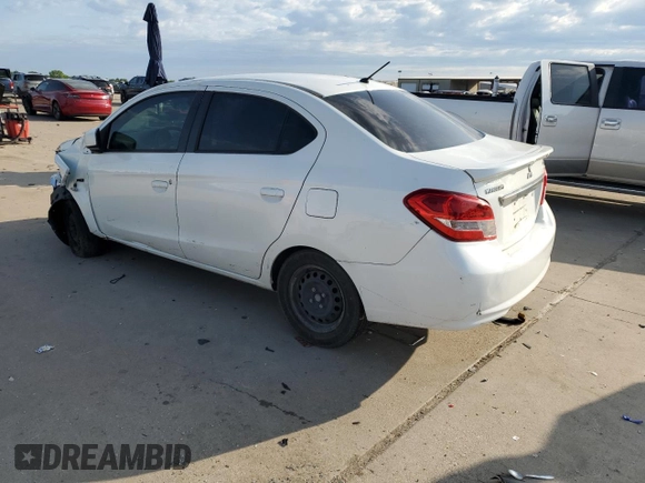 2017 Mitsubishi Mirage ES z VIN ML32F3FJ2HHF16985, wystawiony jako Copart lot #55655535 z przebiegiem 133 948 mil mil oraz Szkoda całkowita • Salvage title. Historia ofert i sprzedaży dostępna na DreamBid. Obrazek 2.