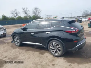 2019 Nissan Murano SL z VIN 5N1AZ2MS4KN153502, wystawiony jako IAAI lot #41827759 z przebiegiem 88 792 mil mil oraz . Historia ofert i sprzedaży dostępna na DreamBid. Obrazek 14.