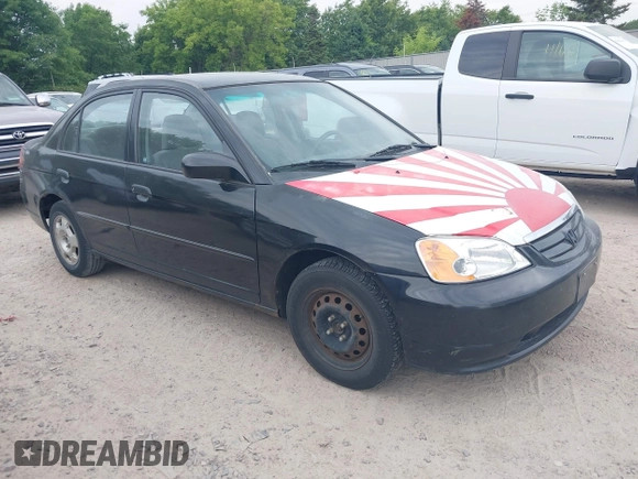 2001 Honda Civic LX z VIN 2HGES16541H612807, wystawiony jako IAAI lot #42447729 z przebiegiem 225 886 mil mil oraz . Historia ofert i sprzedaży dostępna na DreamBid. Obrazek 1.