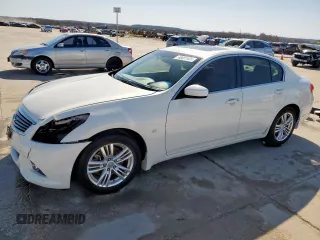 2015 Infiniti Q40 with VIN JN1CV6AP9FM580057, listed as a Copart auction lot 48491405 with 53,247 mi miles and Salvage Title. Bid and sale history available at carsss.com. Image 1.