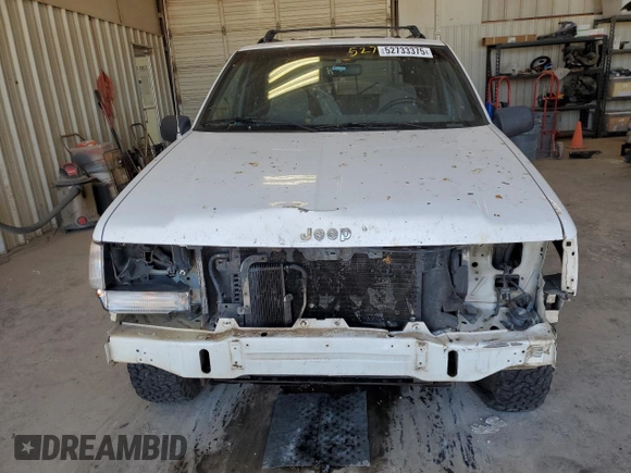 1995 Jeep Grand Cherokee Laredo with VIN 1J4GZ58Y0SC572757, listed as a Copart auction lot 52733375 with 160,588 mi miles and Salvage Title. Bid and sale history available at carsss.com. Image 5.