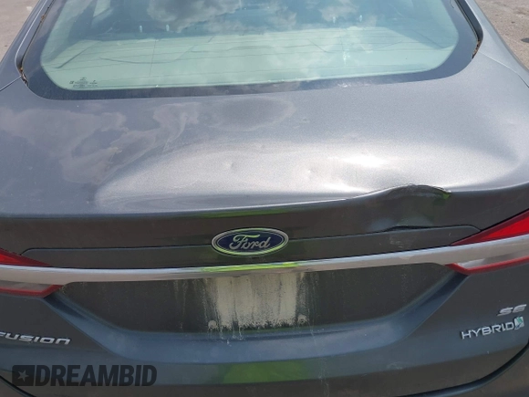 2017 Ford Fusion Hybrid SE with VIN 3FA6P0LUXHR279771, listed as a IAAI auction lot 42417831 with 189,493 mi miles and . Bid and sale history available at DreamBid. Image 19.