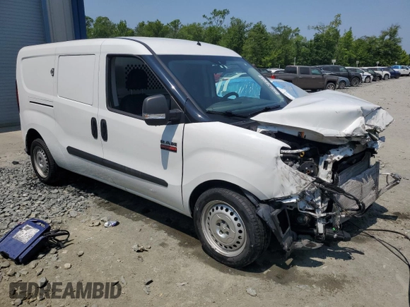 2022 Ram ProMaster City Cargo Tradesman with VIN ZFBHRFABXN6W34970, listed as a Copart auction lot 60870505 with 66,325 mi miles and Salvage title. Bid and sale history available at DreamBid. Image 4.