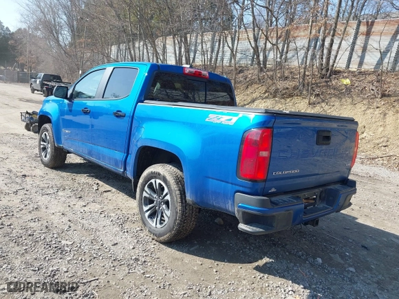 2021 Chevrolet Colorado 4WD Z71 with VIN 1GCGTDEN7M1280209, listed as a IAAI auction lot 41779245 with 48,094 mi miles. Bid and sale history available at carsss.com. Image 3.
