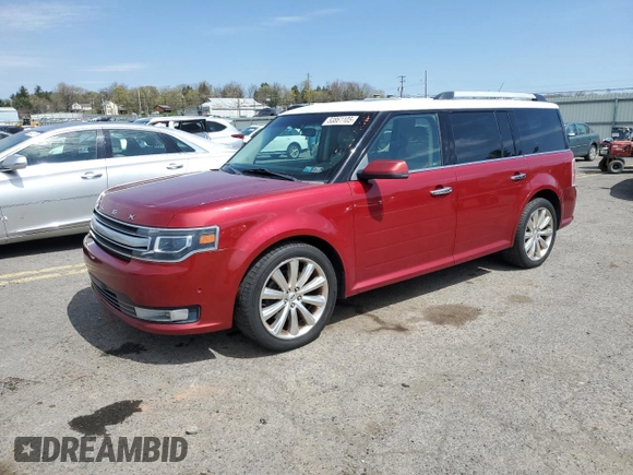 2015 Ford Flex Limited w/EcoBoost with VIN 2FMHK6DT0FBA12642, listed as a Copart auction lot 53861105 with 154,661 mi miles and Clean Title. Bid and sale history available at carsss.com. Image 1.