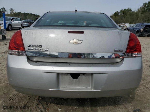 2008 Chevrolet Impala LT with VIN 2G1WT58K189233108, listed as a Copart auction lot 51605065 with 231,334 mi miles and Salvage Title. Bid and sale history available at carsss.com. Image 6.