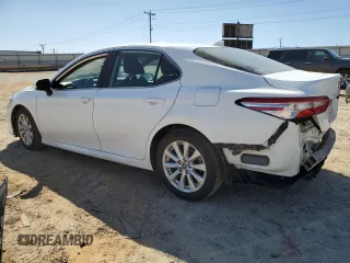 2020 Toyota Camry LE with VIN 4T1C11AK8LU942967, listed as a Copart auction lot 48698875 with 208,197 mi miles and Salvage Title. Bid and sale history available at carsss.com. Image 2.