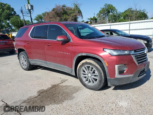 2022 Chevrolet Traverse LT Cloth with VIN 1GNERGKW7NJ145521, listed as a Copart auction lot 56383565 with 37,888 mi miles and Salvage title. Bid and sale history available at DreamBid. Image 4.