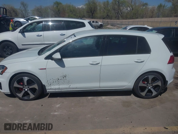 2017 Volkswagen Golf GTI S with VIN 3VW5T7AU2HM035393, listed as a IAAI auction lot 42009016 with 80,669 mi miles. Bid and sale history available at carsss.com. Image 14.