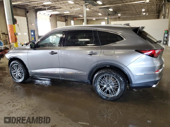 2023 Acura MDX Advance with VIN 5J8YE1H80PL038519, listed as a Copart auction lot 60231405 with 18,003 mi miles and Clean title. Bid and sale history available at DreamBid. Image 2.