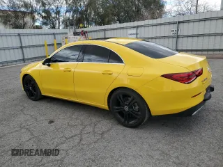 2020 Mercedes-Benz CLA 250 with VIN WDD5J4HB8LN038332, listed as a Copart auction lot 47602305 with 81,947 mi miles and Salvage title. Bid and sale history available at DreamBid. Image 2.