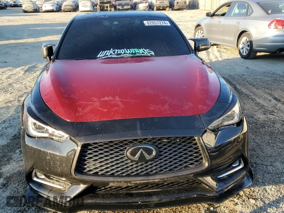 2020 Infiniti Q60 Luxe with VIN JN1EV7EK2LM340177, listed as a Copart auction lot 82057274 with 117,140 mi miles and Salvage Title. Bid and sale history available at carsss.com. Image 5.