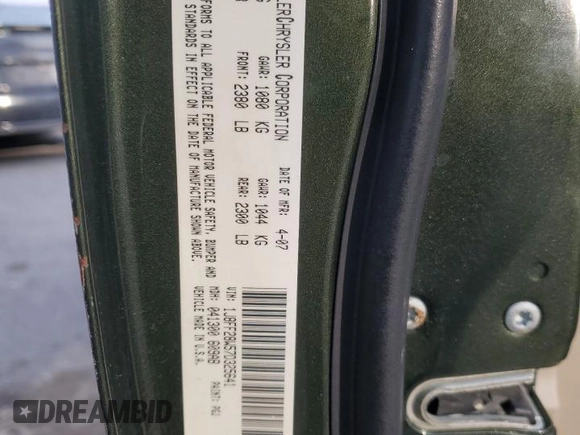 2007 Jeep Patriot Sport with VIN 1J8FF28W57D325641, listed as a Copart auction lot 45924175 with 115,048 mi miles and Salvage Title. Bid and sale history available at DreamBid. Image 13.