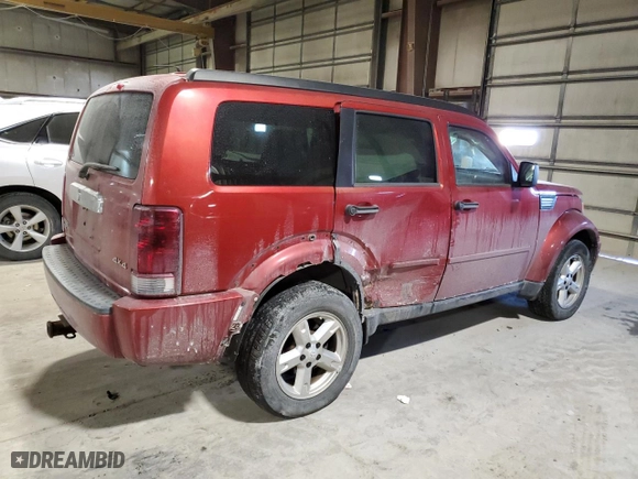 2007 Dodge Nitro SLT with VIN 1D8GU58K47W609347, listed as a Copart auction lot 88209635 with 183,864 mi miles and Salvage Title. Bid and sale history available at carsss.com. Image 3.