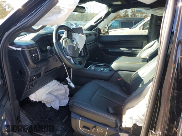 2023 Ford Expedition Platinum with VIN 1FMJU1M84PEA36586, listed as a Copart auction lot 80860424 with 15,022 mi miles and Salvage Title. Bid and sale history available at carsss.com. Image 7.