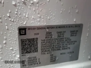 2021 GMC Terrain SLE with VIN 3GKALTEV3ML309475, listed as a Copart auction lot 84863154 with 32,032 mi miles and Salvage Title. Bid and sale history available at carsss.com. Image 15.