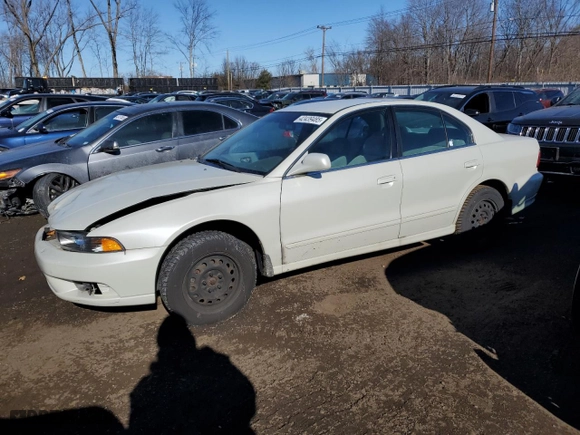 2002 Mitsubishi Galant ES with VIN 4A3AA46G62E138898, listed as a Copart auction lot 42439485 with 117713 miles and Salvage Title. Bid and sale history available at carsss.com. Image 1.