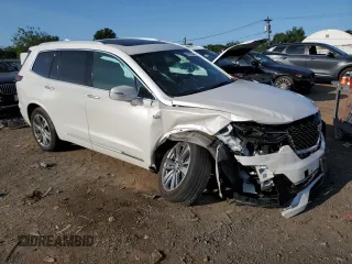 2021 Cadillac XT6 Premium Luxury with VIN 1GYKPDRS6MZ191418, listed as a Copart auction lot 67577654 with 29,280 mi miles and Salvage Title. Bid and sale history available at carsss.com. Image 4.