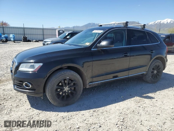 2014 Audi Q5 Premium Plus with VIN WA1LFAFP3EA059125, listed as a Copart auction lot 55281615 with 201,414 mi miles and Clean Title. Bid and sale history available at carsss.com. Image 1.