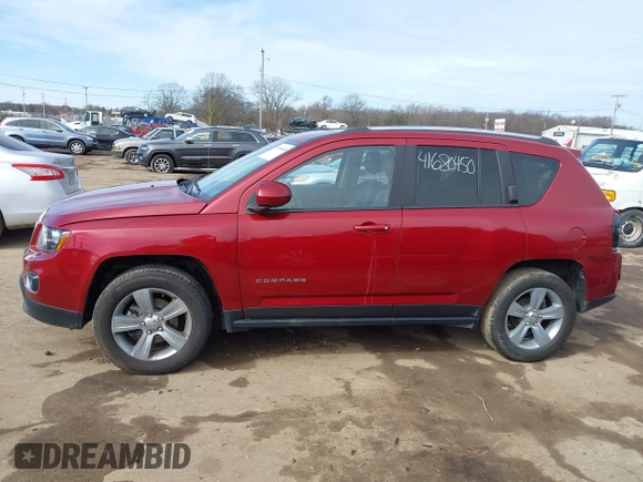 2016 Jeep Compass Latitude with VIN 1C4NJDEB1GD654917, listed as a IAAI auction lot 41680450 with 100,064 mi miles and . Bid and sale history available at DreamBid. Image 15.