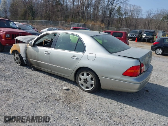 2002 Lexus LS 430 with VIN JTHBN30F320091170, listed as a IAAI auction lot 41816208 with Not Provided miles and . Bid and sale history available at carsss.com. Image 3.