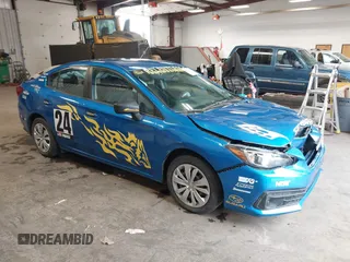 2023 Subaru Impreza with VIN 4S3GKAB67P3604623, listed as a IAAI auction lot 41765599 with 28,153 mi miles and . Bid and sale history available at DreamBid. Image 1.