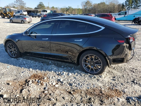 2019 Tesla Model 3 Mid Range with VIN 5YJ3E1EA3KF324201, listed as a Copart auction lot 43221185 with 117,606 mi miles and Salvage Title. Bid and sale history available at carsss.com. Image 2.