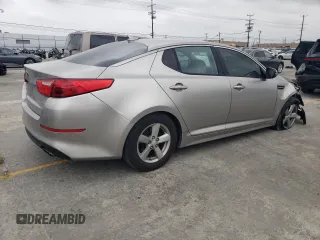 2014 Kia Optima LX with VIN 5XXGM4A77EG331363, listed as a Copart auction lot 53733755 with 135,081 mi miles and Salvage title. Bid and sale history available at DreamBid. Image 3.